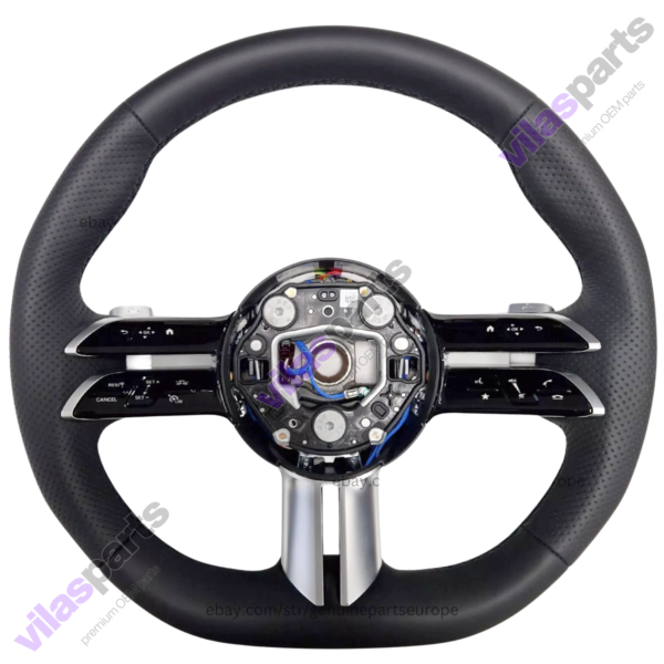 Mercedes-Benz C W206 S W223 EQS EQE AMG Supersport Leather Steering Wheel