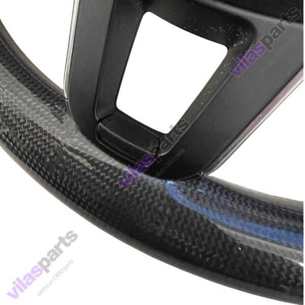 Porsche 911 9P1 Carbon Steering Wheel Graphite Blue Heating Vibro