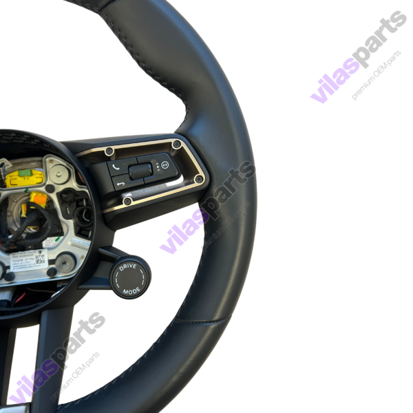 Porsche Taycan 4S Steering Wheel Heating Gold Trim