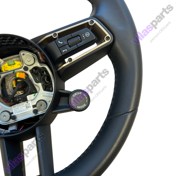 Porsche Taycan 4S Steering Wheel Heating Gold Trim