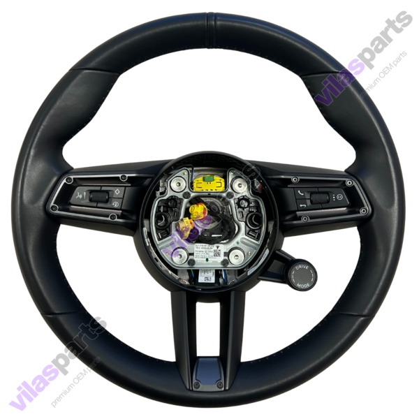 Porsche Taycan 4S Steering Wheel Heating Grey Trim