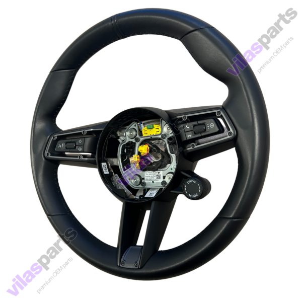 Porsche Taycan 4S Steering Wheel Heating Grey Trim