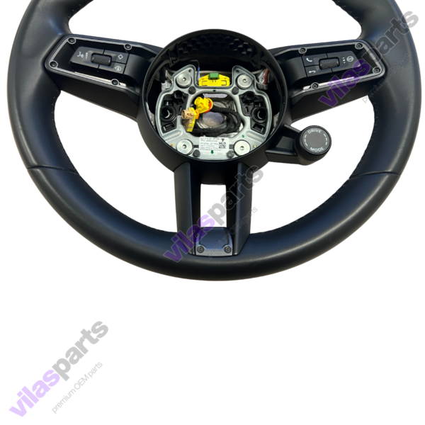 Porsche Taycan 4S Steering Wheel Heating Grey Trim