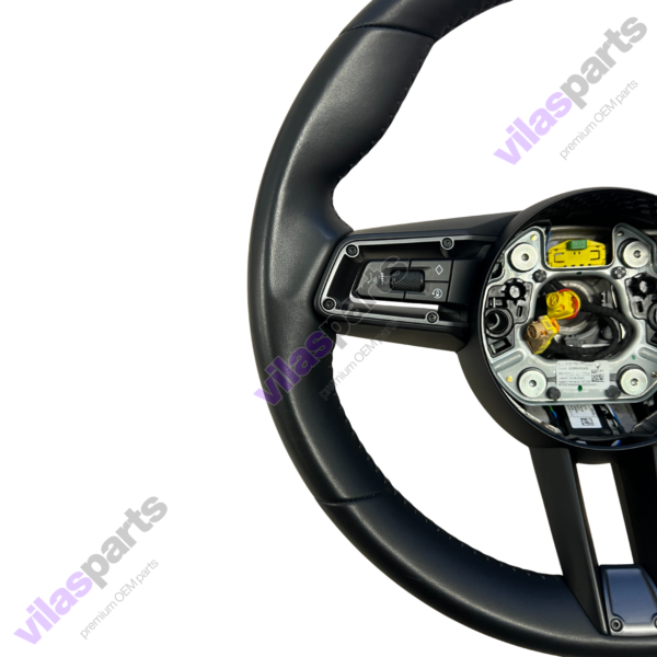 Porsche Taycan 4S Steering Wheel Heating Grey Trim