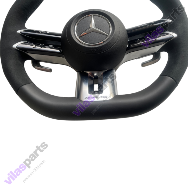 237h Mercedes-Benz C W206 S W223 EQS EQE AMG Alcantara & Leather Steering Wheel