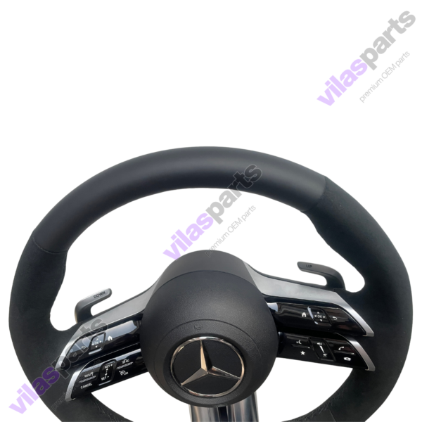 237i Mercedes-Benz C W206 S W223 EQS EQE AMG Alcantara & Leather Steering Wheel
