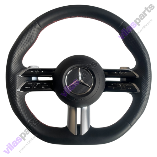 238a Mercedes-Benz A W177 C W206 CLA EQB AMG Supersport Leather Steering Wheel
