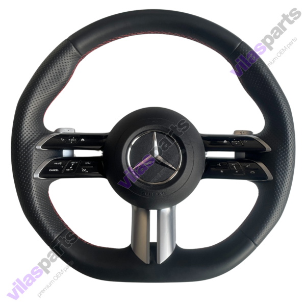 Mercedes-Benz A W177 C W206 CLA EQB AMG Supersport Leather Steering Wheel
