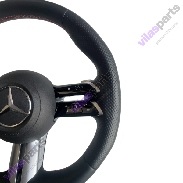 238c Mercedes-Benz A W177 C W206 CLA EQB AMG Supersport Leather Steering Wheel