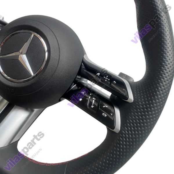238d Mercedes-Benz A W177 C W206 CLA EQB AMG Supersport Leather Steering Wheel