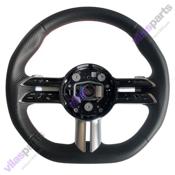 238j Mercedes-Benz A W177 C W206 CLA EQB AMG Supersport Leather Steering Wheel