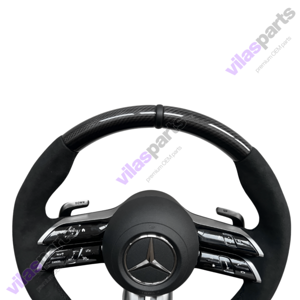 Mercedes-Benz C W206 S W223 EQS EQE AMG Alcantara & Carbon Steering Wheel